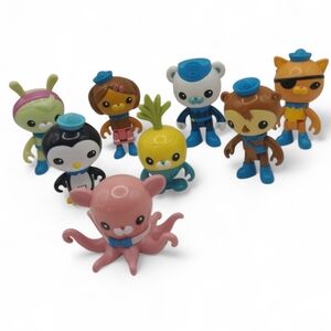 Octonauts Octo-Crew 8 Pc Collectibles Set Y9297 Authentic Fisher-Price 2010-2011